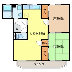 アーバンハウス岐阜の物件間取画像